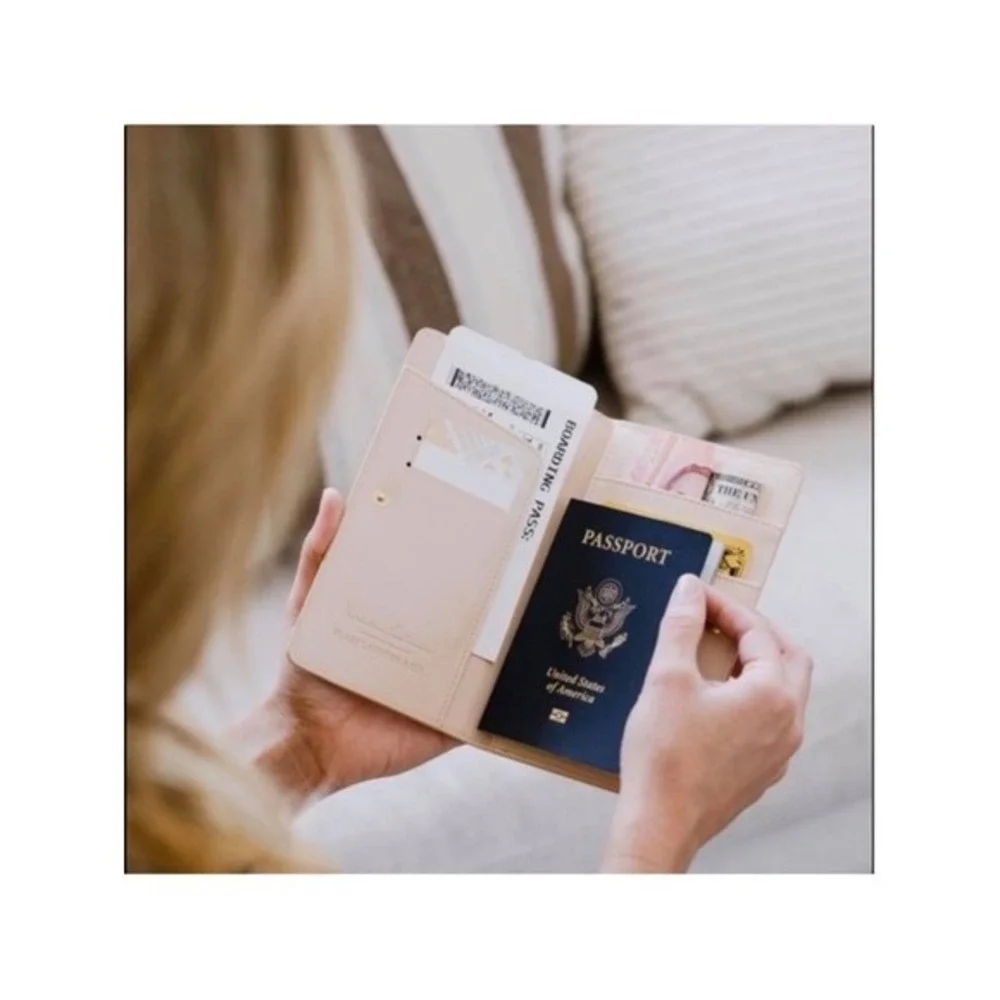 NEW Glass Ladder &‎ Co. Vegan Leather Travel Wallet